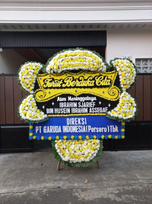 Papan Bunga Duka di Ngrampal